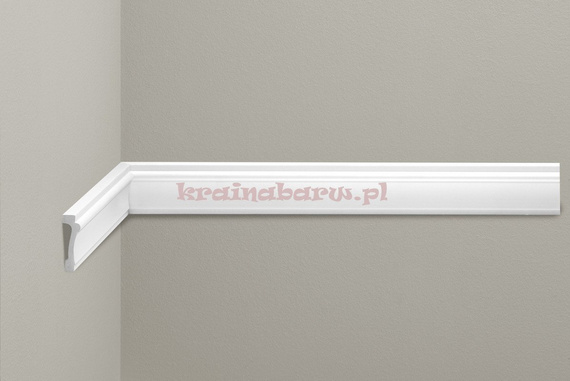 Listwa naścienna gładka LPC-05 244 x 7,3 x  2,3cm