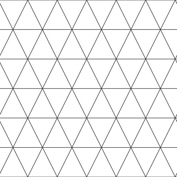 Tapeta 139148 graficzne trójkąty biało czarne