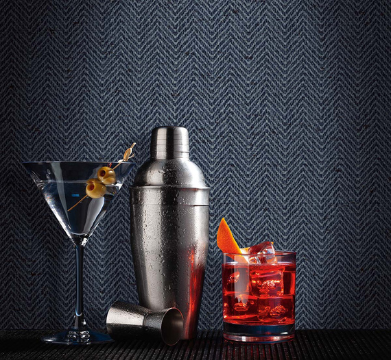 Tapeta Carl Robinson CL70900 klasyczna jodełka tkanina imitacja