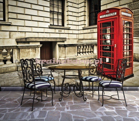 Fototapeta na flizelinie 1910VE Budka telefoniczna