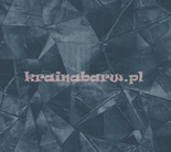 Tapeta geometryczna impresja Velvet Crush w granacie