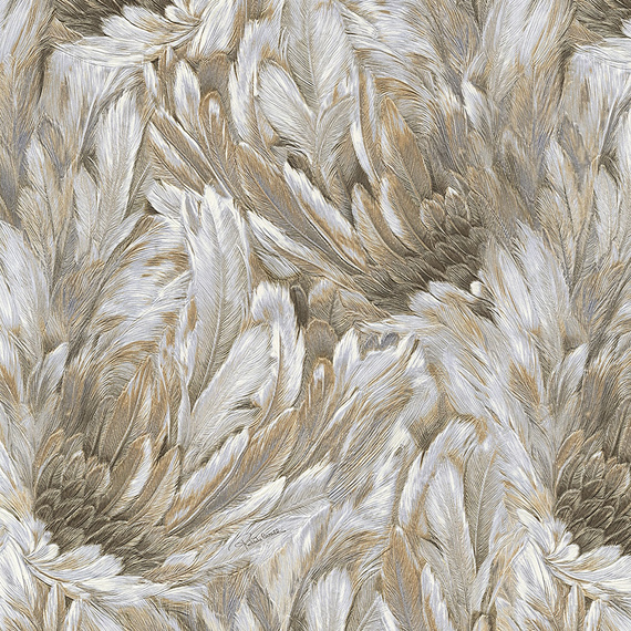 Tapeta Roberto Cavalli RC21007 pióra strukturalna