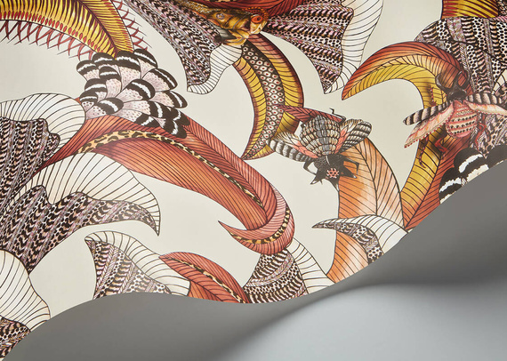 Tapeta Cole&Son 119/1006 Hoopoe Leaves liście i owady
