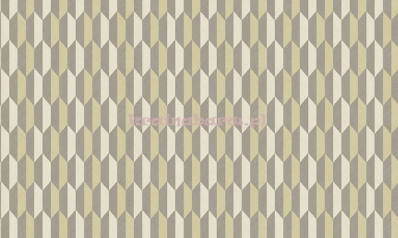 Nowoczesna tapeta geometryczna 3D w szarościach i oliwce 