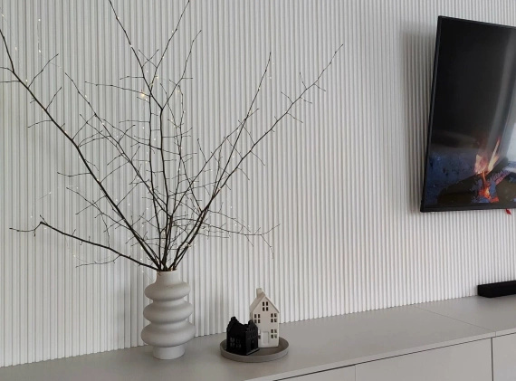 Lamele ścienne Stretto L0101 białe