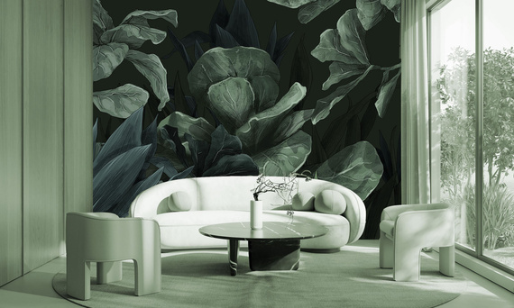 Tapeta Artystyczna Dark ficus