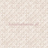 Nowoczesna tapeta metalowa plecionka w  beżach