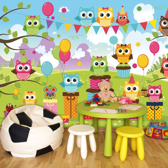 Fototapeta Wesołe sówki C1375