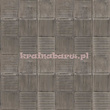 Oryginalna tapeta 3D kafelki z żłobieniami szara