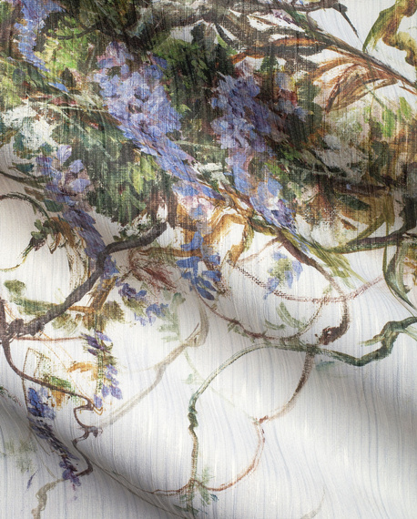 Fototapeta artystyczna Pastorale zwisające kwiaty wisteria