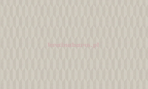 Tapeta geometryczna w szarobeżowych kolorach z wyczuwalną strukturą  i efektem 3D