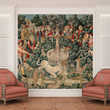 Tapeta Fototapeta  26998 Wall mural with unicorn at the fountain 
