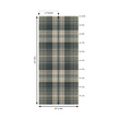Mural Carl Robinson CL72500M szkocka krata z wyczuwalną strukturą