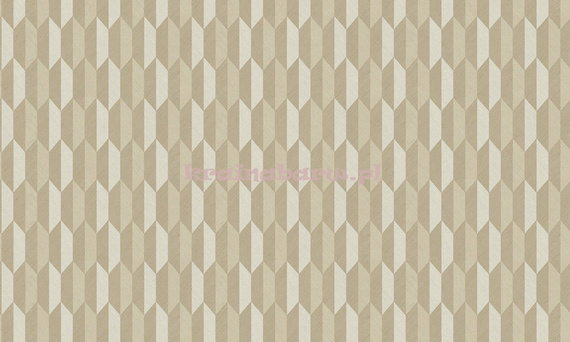 Nowoczesna tapeta geometryczna 3D w złociste beże