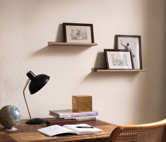 Tapeta 84130206 przecinające się złote romby