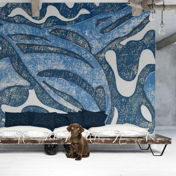 Tapeta 18060 Artist mural Water Lilly 