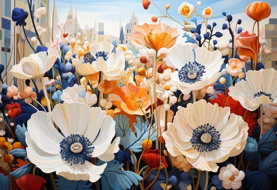 Tapeta Artystyczna Nectar Carre NC106