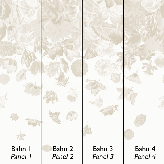 Tapeta Mural 18004 Flower Rain Almond 