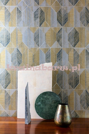 Nowoczesna tapeta geomertyczna figury 3D Acacia