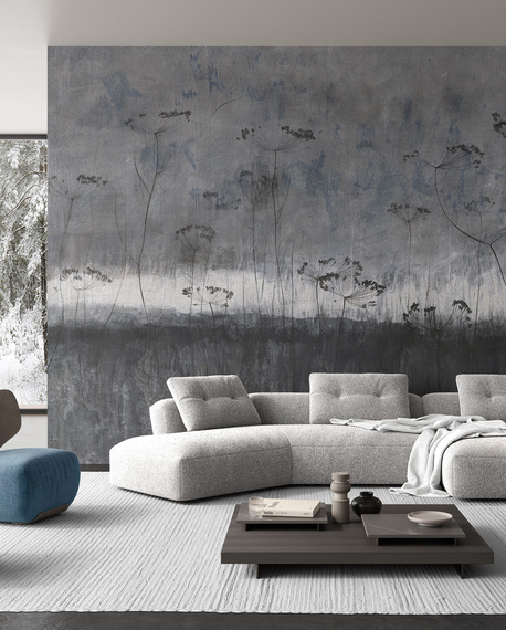 Fototapeta artystyczna Umbra kwiaty trawy