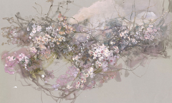 Fototapeta artystyczna Milla delikatne kwiaty