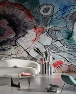 Oryginalny mural Kolorowa Abstrakcja Jam