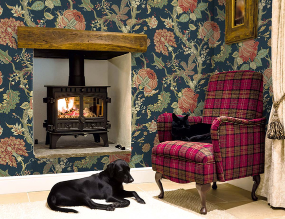 Stylowa tapeta Carl Robinson CL70102 kwiaty rośliny 