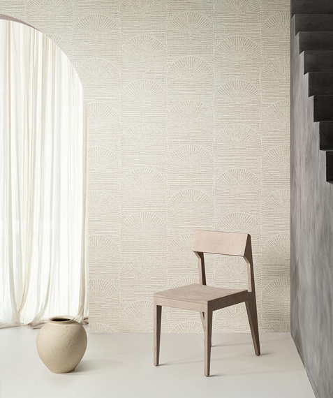 Tapeta Arte 73590 Pampas łuki imitacja tkaniny