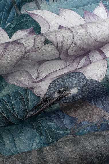 Fototapeta na flizelinie Kwiaty i Ptaki Allia