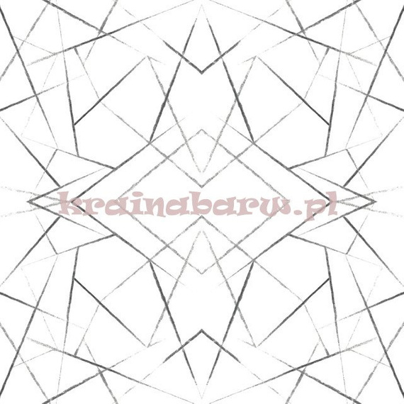 Nowoczesna geometryczna tapeta z graficznym diamentowym wzorem  czarno biała