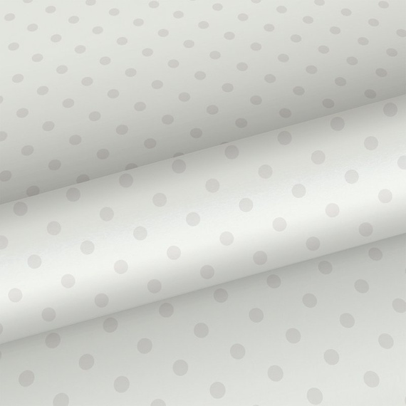 Tapeta 137006 srebrne kropki na białym tle