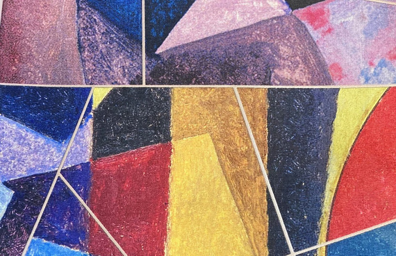 Zmywalna tapeta 24080 abstrakcja geometryczna