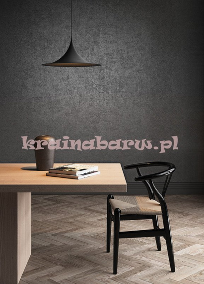 Nowoczesna tapeta duże geometryczne wzory czarno grafitowa 3D