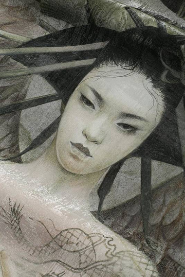 Fototapeta Kobieta skrzydła Tori