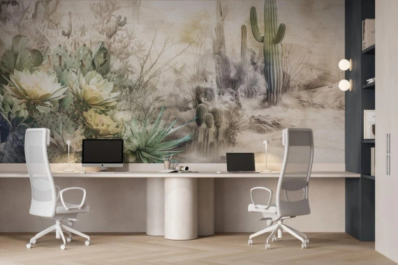 Tapeta artystyczna Wallart Pamo kwiaty