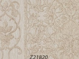 Oryginalna tapeta Trussardi ornamenty pasy biała