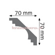 Listwa sufitowa gładka LGG-17 240 x 7 x 7cm