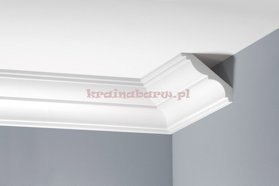 Listwa sufitowa gładka elastyczna LGG-08F 235 x 8,5 x 9cm