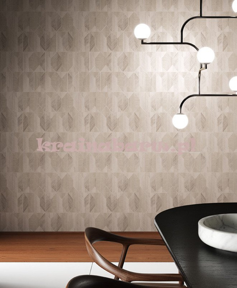 Nowoczesna tapeta geomertyczna figury 3D Cloud