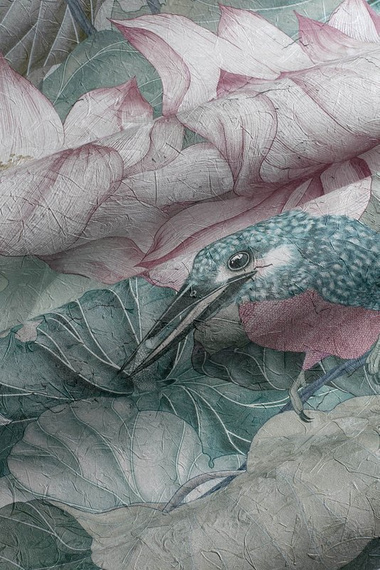 Fototapeta na flizelinie Kwiaty i Ptaki Allia