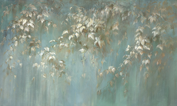 Fototapeta Liście listki Blue Batik 2