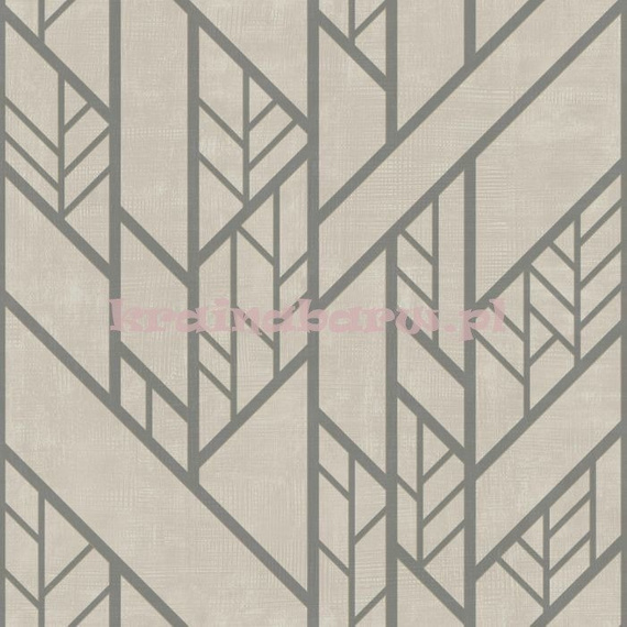 Tapeta geometryczna układ lini i rombów na beżowym tle