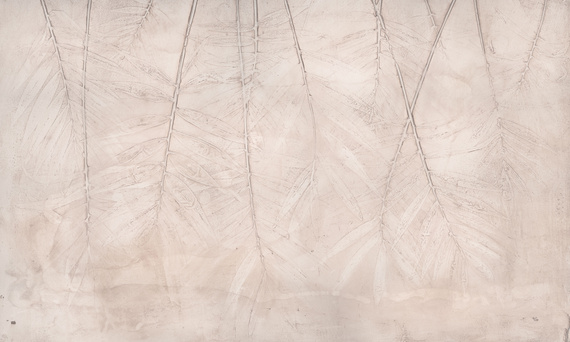 Tapeta artystyczna Wallart Fresco liście