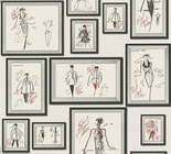 Tapeta 37846-3 K/SKETCH Karl Lagerfeld