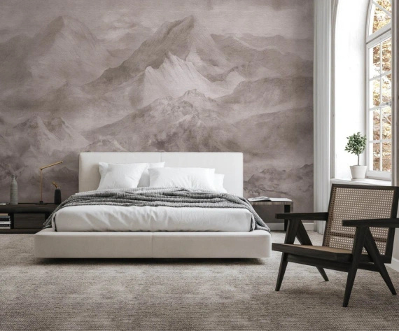 Tapeta artystyczna Wallart Samson Light górski krajobraz