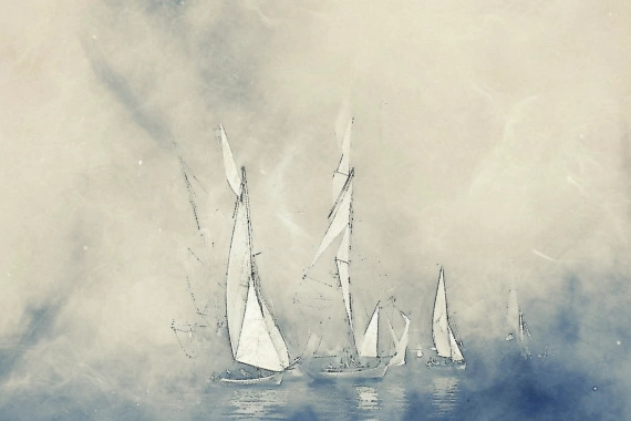 Tapeta Artystyczna Profond Voiliers PV104