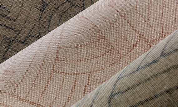 Oryginalna nowoczesna tapeta geometryczna