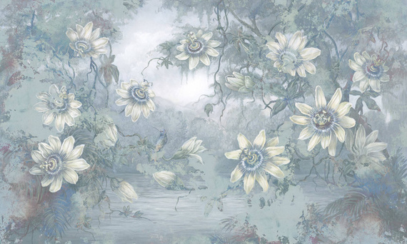 Fototapeta Malownicze Kwiaty Pasiflora 2