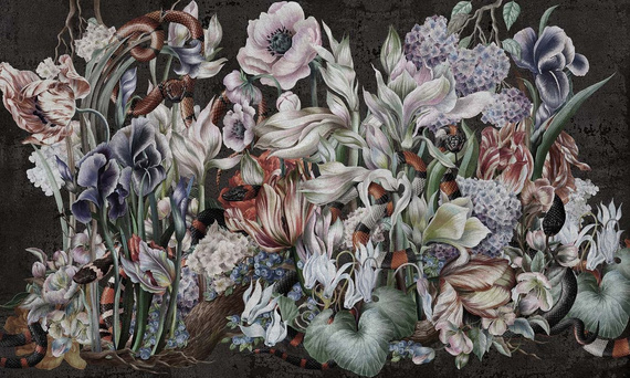 Ekskluzywny mural W rajskim ogrodzie Eden I