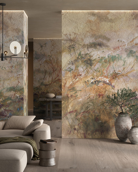 Fototapeta artystyczna Bezza malowmicze kwiaty 